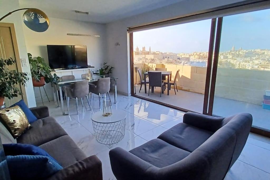 The View Penthouse Daire Cospicua Dış mekan fotoğraf